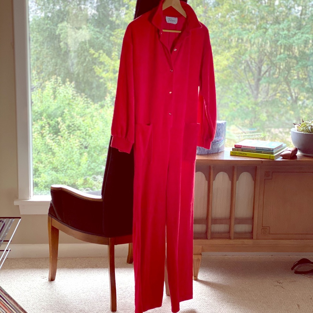 Vintage Terry Cloth Jumpsuit